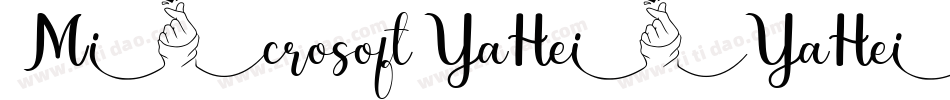 Microsoft YaHeiYaHei字体转换